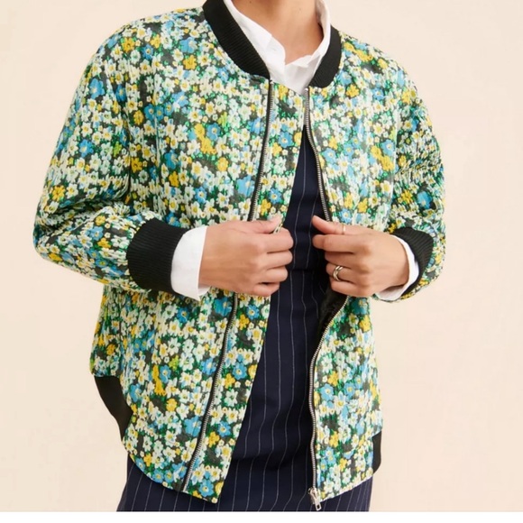 Sister Jane Jackets & Blazers - Sister Jane Floral Bomber Jacket Medium